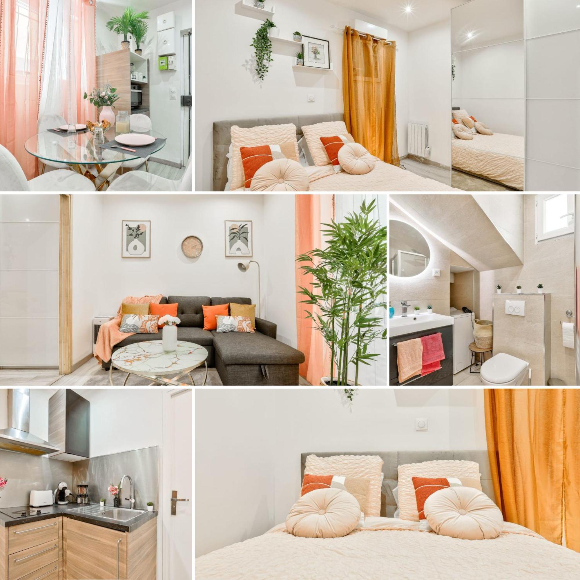 Le Nid Douillet Appartement Confortable A 5 Min Du Stade De France Et Proche De L'Aeroport Cdg Saint-Denis  Exteriör bild